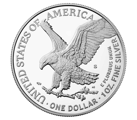 2021 American Eagle Silver Bullion – 1 oz | Brilliant Uncirculated - eagle silver coin, silver coin.